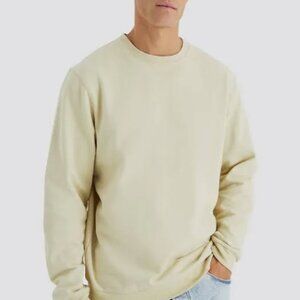 Boohooman Basic Oversized Crewneck Sweatshirt Stone Size L NWT